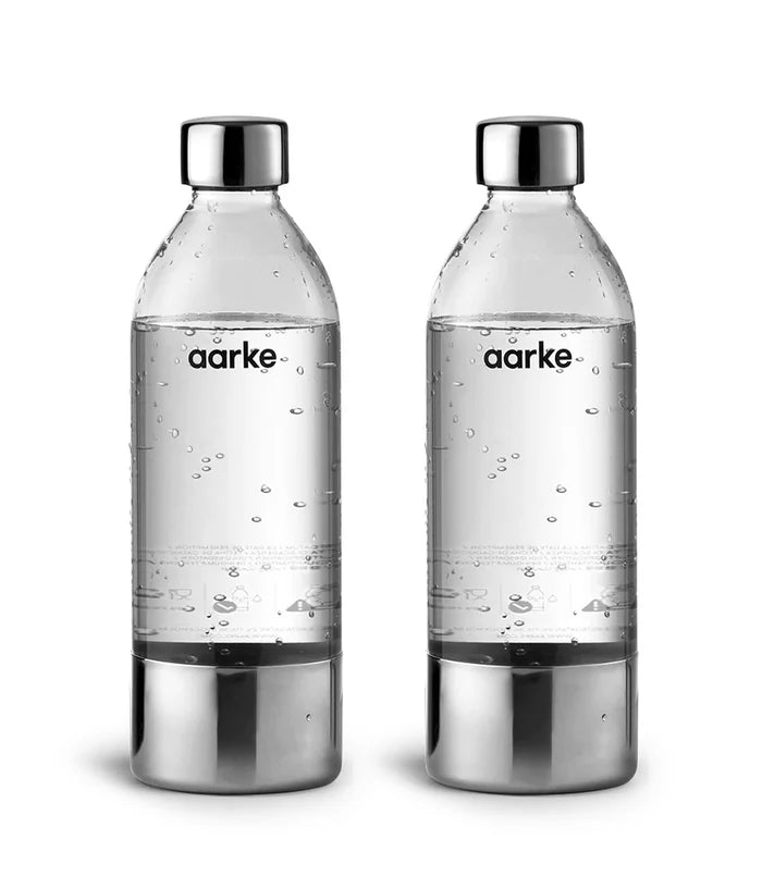 Aarke PET bottle attached to Carbonator 3