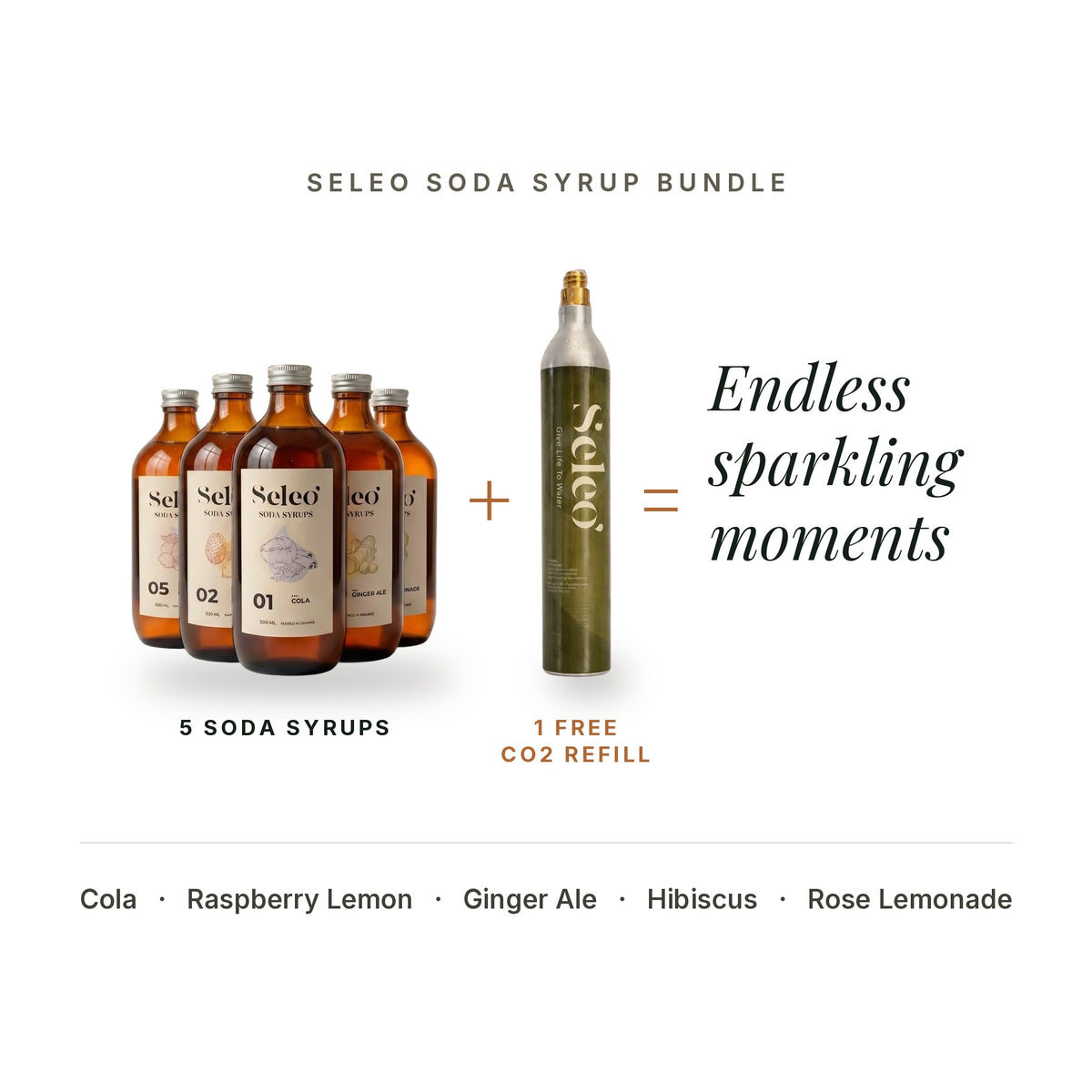Soda Syrup Bundle + Free CO2 Refill