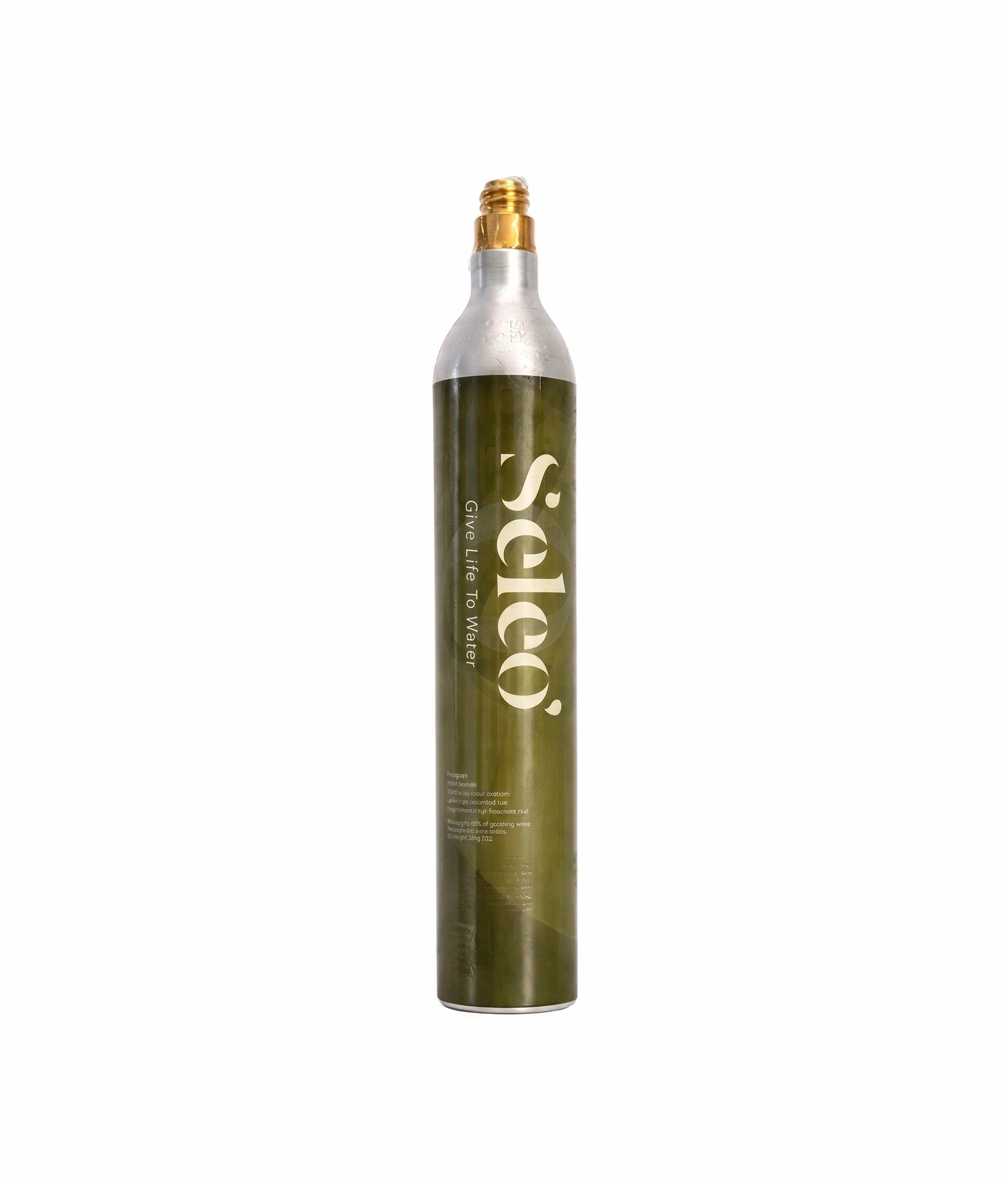0.6L food-grade CO2 gas cylinder for soda makers – Seleo UAE