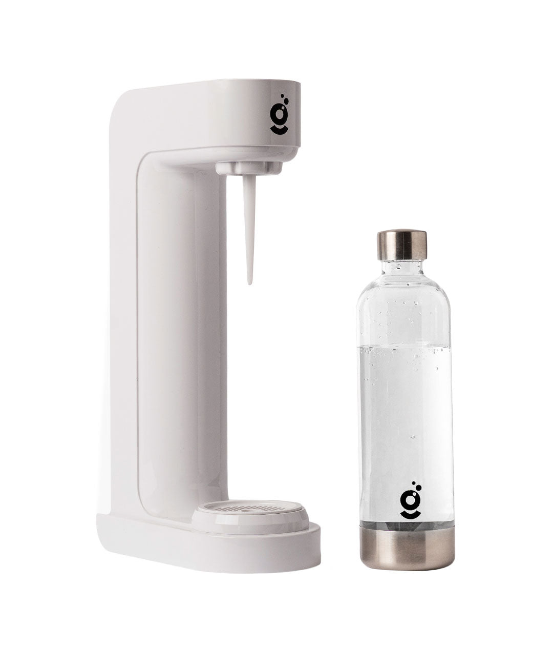 Lumi white soda maker – full product view